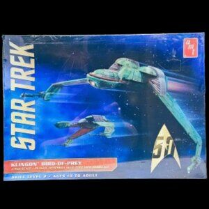 NIB! AMT Star Trek Klingon Bird of Prey 50th Anniversary Model Kit